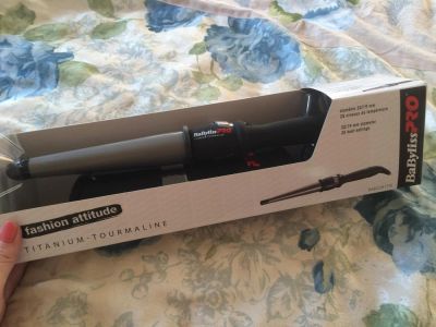 Лот: 7092286. Фото: 1. Плойка конусная babyliss 19-33. Укладка и стрижка волос, бритьё, эпиляция