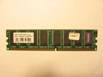 Лот: 1517188. Фото: 1. DDR-1 256mb PC3200 Transcend... Оперативная память