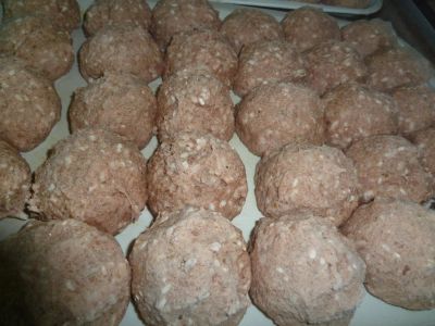 Лот: 11488270. Фото: 1. Ёжики мясные с рисом. Полуфабрикаты