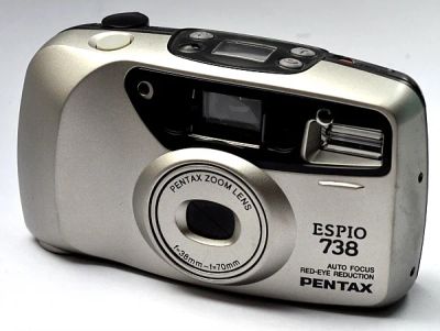 Лот: 3981679. Фото: 1. Pentax Espio 738. Плёночные компактные