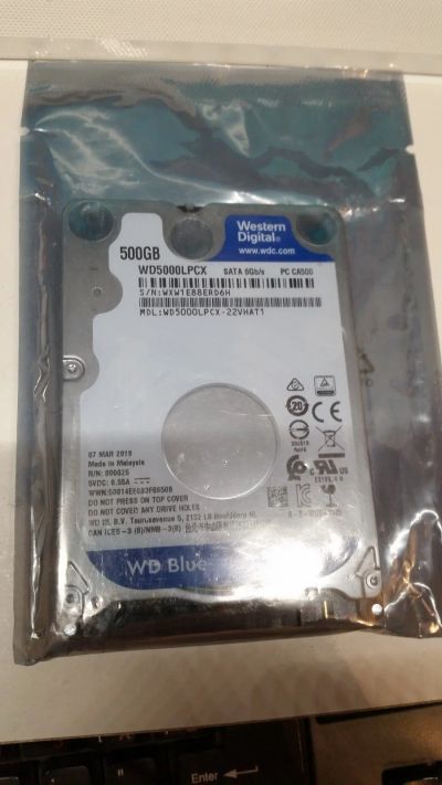 Лот: 17984466. Фото: 1. 500 ГБ Жесткий диск WD Blue Mobile... Жёсткие диски (HDD)