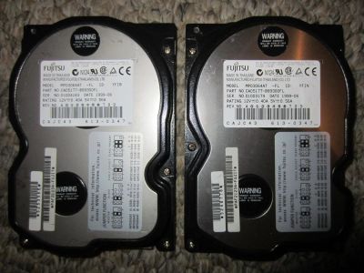 Лот: 3415005. Фото: 1. 2 жестких диска Fujitsu Limited... Жёсткие диски (HDD)