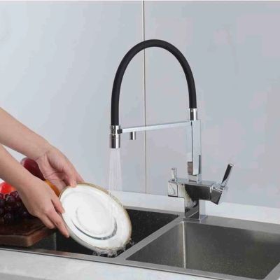 Лот: 24120043. Фото: 1. Смеситель для кухни, Gappo, гибкий... Смесители