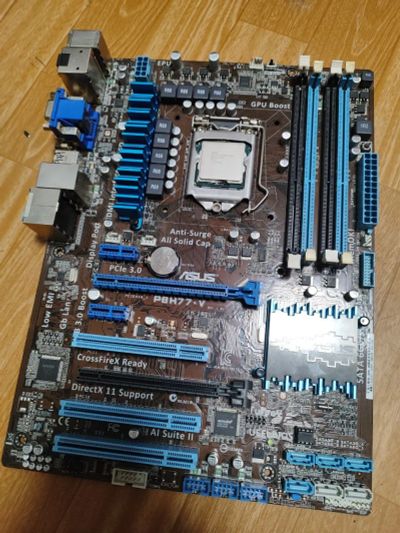Лот: 24696712. Фото: 1. Материнская плата asus p8n77 v. Материнские платы