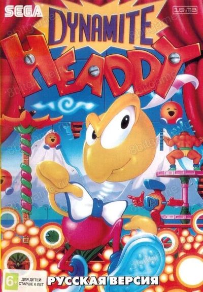 Лот: 13344470. Фото: 1. DYNAMITE HEADDY Картридж Sega... Игры для консолей
