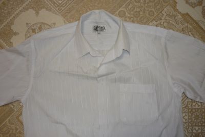 Лот: 12591442. Фото: 1. Рубашка мужская р. 48-50, белая... Рубашки