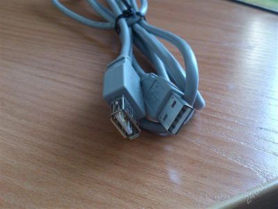 Лот: 2420438. Фото: 1. Кабель USB удлинитель 1.5 м. Шлейфы, кабели, переходники