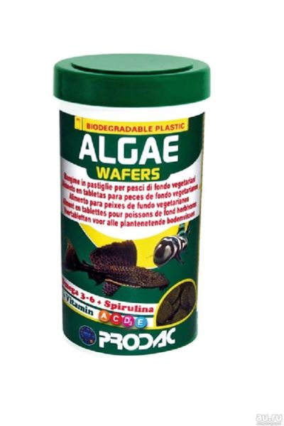 Лот: 15613109. Фото: 1. Корм для рыб Prodac Algae Wafer... Корма