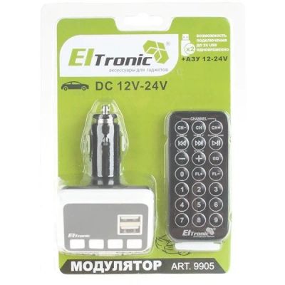 Лот: 9810693. Фото: 1. Новый! FM-модулятор Eltronic 9905... FM-модуляторы, трансмиттеры