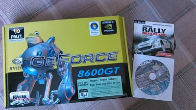 Лот: 3048435. Фото: 1. Palit GeForce 8600GT 256Mb. Видеокарты