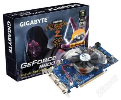 Лот: 1441397. Фото: 1. GIGABYTE GeForce 8800 GT 600Mhz... Видеокарты