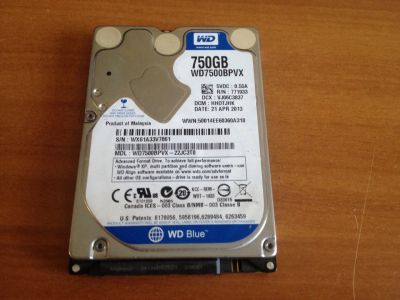 Лот: 11250975. Фото: 1. Жесткий диск 750Gb, неисправен. Жёсткие диски (HDD)
