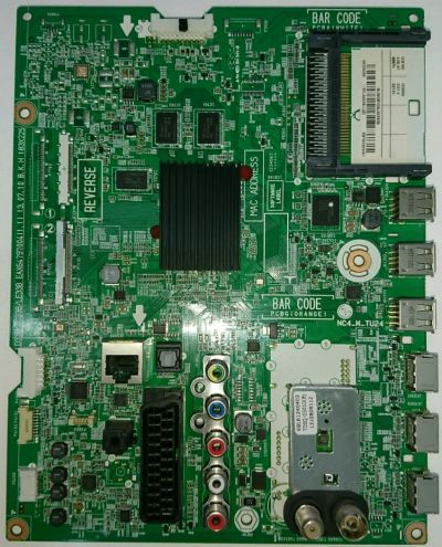 Лот: 8856389. Фото: 1. Mainboard LCD TV LG 32LA620S EAX64797004. Печатные платы