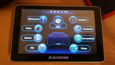 Лот: 8792031. Фото: 1. Автомобильный навигатор Digma... GPS-навигаторы