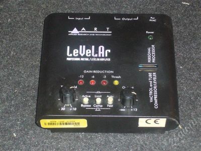 Лот: 559653. Фото: 1. ART TUBE LEVELAR. Ламповый компрессор... Микшеры, предусилители, микрофонные эффекты