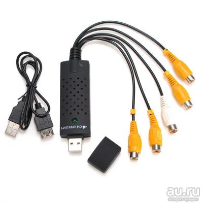 Лот: 9208436. Фото: 1. Видеорегистратор EasyCAP 002 USB... Платы расширения, контроллеры, доп. порты