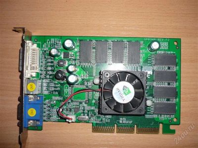 Лот: 2397425. Фото: 1. Видеокарта GeForce FX5200 128MB. Видеокарты