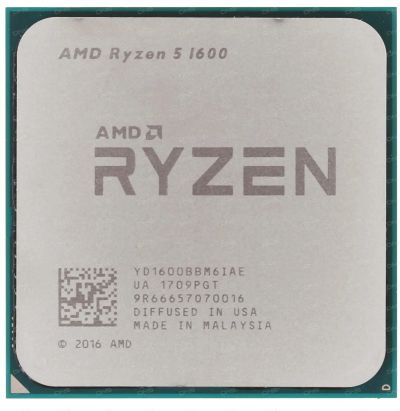 Лот: 24810305. Фото: 1. Процессор AMD Ryzen 5 1600. Процессоры