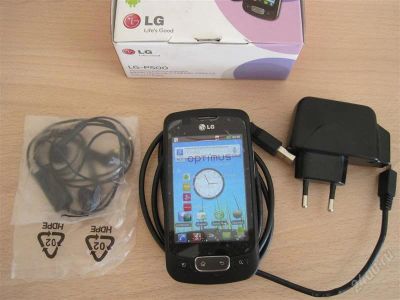 Лот: 1861045. Фото: 1. LG P-500 Optimus One. Смартфоны