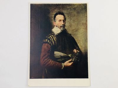 Лот: 23298593. Фото: 1. Доменико Фети. Портрет актера... Открытки, конверты