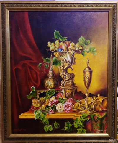 Лот: 15475801. Фото: 1. продам картину натюрморт. Произведения