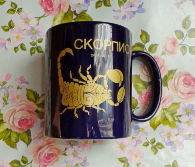 Лот: 17492466. Фото: 1. кружка " Скорпион " в хорошем... Кружки, стаканы, бокалы