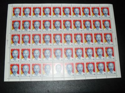 Лот: 4096207. Фото: 1. Лист из 50 чистых марок СССР 1980... Марки