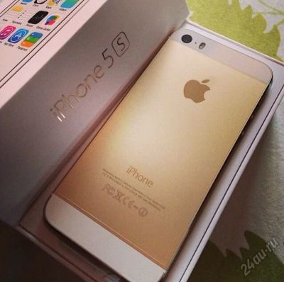 Лот: 6500674. Фото: 1. iphone 5s золотой 32 gb рассмотрю... Смартфоны