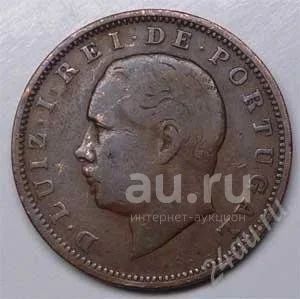 Лот: 18661602. Фото: 1. Португалия. 20 рейс 1883г. Большая... Европа