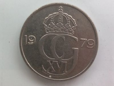 Лот: 24003269. Фото: 1. Монета Швеции 50 эре, 1979. Европа
