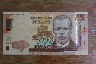 Лот: 21392612. Фото: 1. Малави 500 квача 2014 года. Без... Африка