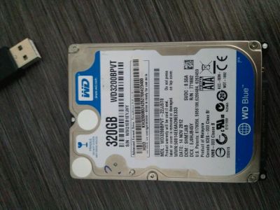 Лот: 11713809. Фото: 1. Жёсткий диск для ноутбука wd 320gb... Жёсткие диски (HDD)