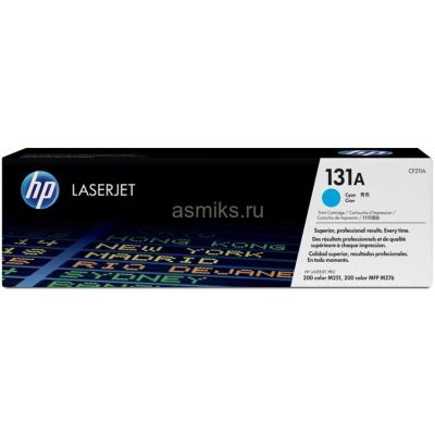 Лот: 11639468. Фото: 1. Тонер-картридж HP CF211A Cyan... Картриджи, расходные материалы