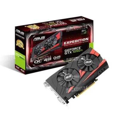 Лот: 14285450. Фото: 1. Видеокарта Asus GeForce GTX 1050... Видеокарты