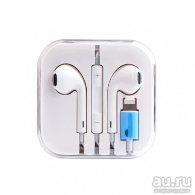 Лот: 16265381. Фото: 1. Наушники EarPods Lightning+Bluetooth... Наушники, гарнитуры