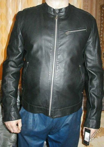 Лот: 5933485. Фото: 1. Куртка иск кожа Guess США р.XL... Верхняя одежда