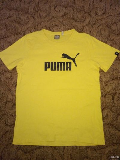 Лот: 13836764. Фото: 1. Футболка Puma р. 152 (хлопок 100... Футболки, поло, топы, лонгсливы