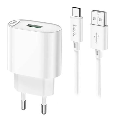 Лот: 22029917. Фото: 1. Зарядное сетевое (USB-A, 18W... Зарядные устройства, блоки питания, адаптеры сетевые для смартфонов