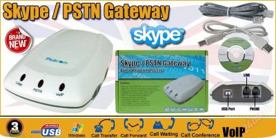 Лот: 2016261. Фото: 1. Skype шлюз для подключения к ПК... Другое (периферия)