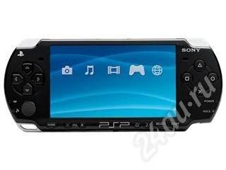 Лот: 232853. Фото: 1. PSP Slim 2004 Black (прошитая... Консоли