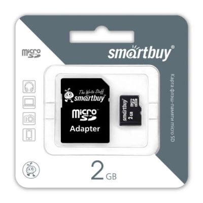 Лот: 11960850. Фото: 1. Карта памяти MicroSD 2 Gb Smart... Карты памяти