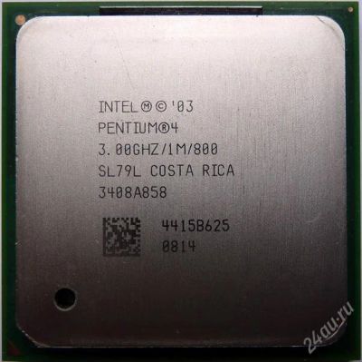Лот: 2504331. Фото: 1. Intel Pentium 4 3,0Ghz ,478 socket... Процессоры