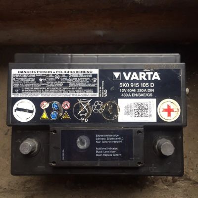Лот: 14994462. Фото: 1. Аккумулятор Varta 60Ah 480 A 12v. Аккумуляторы