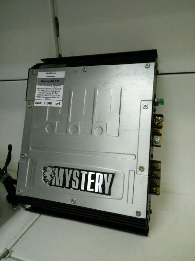 Лот: 7082857. Фото: 1. Усилитель автомобильный Mystery... Усилители
