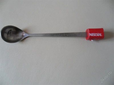 Лот: 2338332. Фото: 1. Ложка Nescafe classic с дефектом. Столовые приборы, ножи