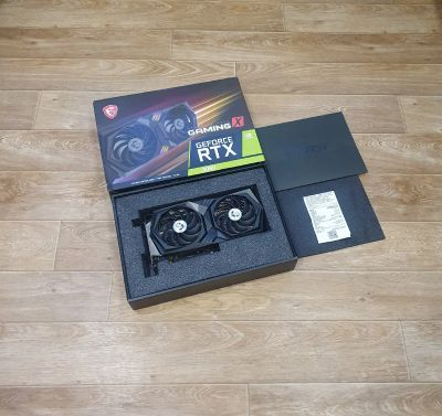 Лот: 18906713. Фото: 1. MSI RTX 3060 gaming X Видеокарта. Видеокарты