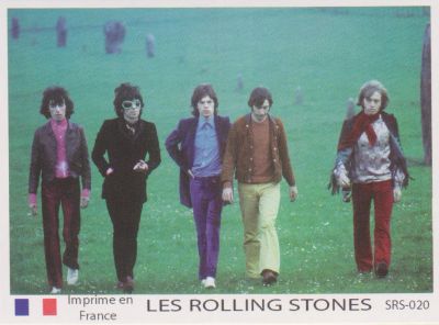 Лот: 10613710. Фото: 1. Rolling Stones коллекционная карточка... Наклейки, фантики, вкладыши