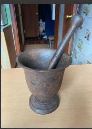 Лот: 24776438. Фото: 1. Ступка с пестиком. Кухонные аксессуары