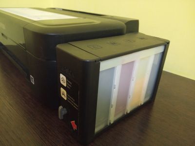 Лот: 17435534. Фото: 1. Epson l110 Заправленный сублимационные... Струйные принтеры