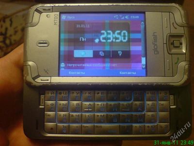 Лот: 757964. Фото: 1. Коммуникатор Glofish M700, с QWERTY-клавиатурой... Смартфоны